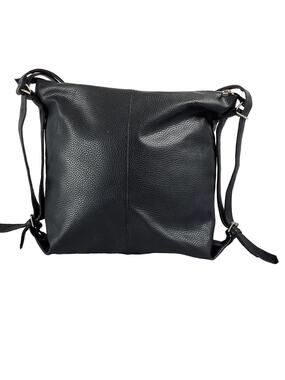 Black Vegan Leather Bag